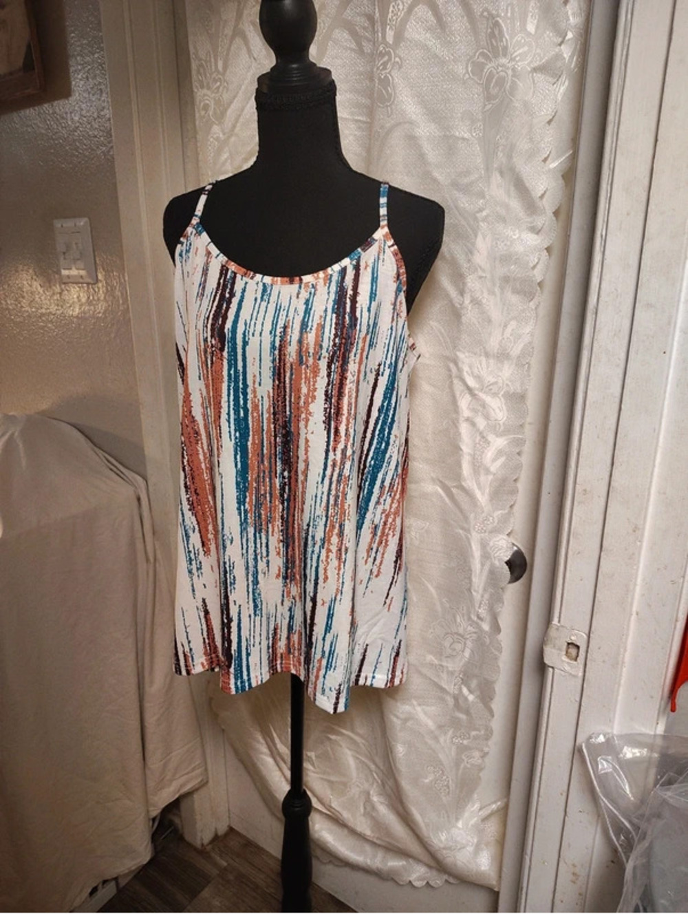 #OfeeFan #Tanktop #NWT #Abstract #Brushstroke #Workwear #Casualdressy